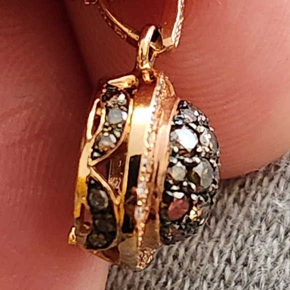 LeVian 14K Rose Gold Chocolate Diamond 0.6 cts 18" Pendant Necklace NEW in Box - Picture 12 of 14